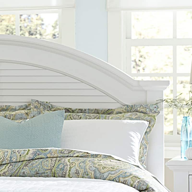 Summer House I Oyster White Queen Panel Headboard