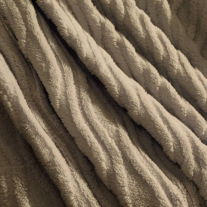 Swift Home Patterned Jacquard Plush Throw Blanket - 50" x 70"