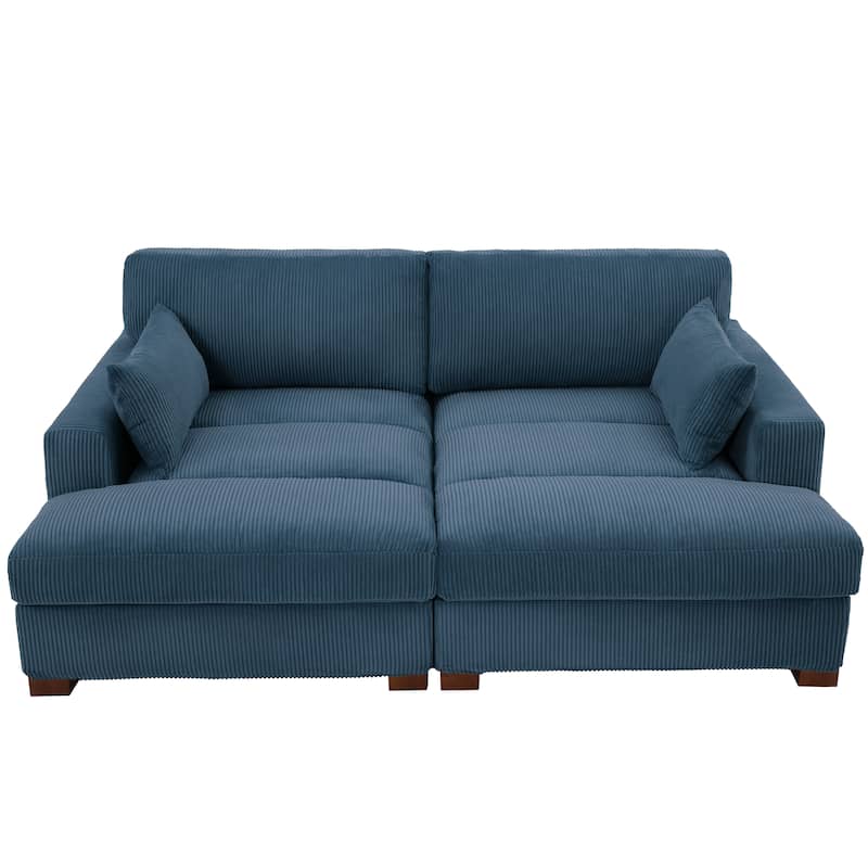 Left and Right Sectional Sofa Set Chaise Lounge Sofa Chair