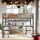 preview thumbnail 11 of 17, Bunk Wooden Children'S Bed With Stairs, Storage Space, Charging Station