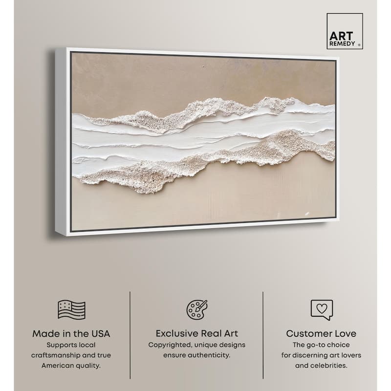 Textured Sea I Canvas by Art Remedy