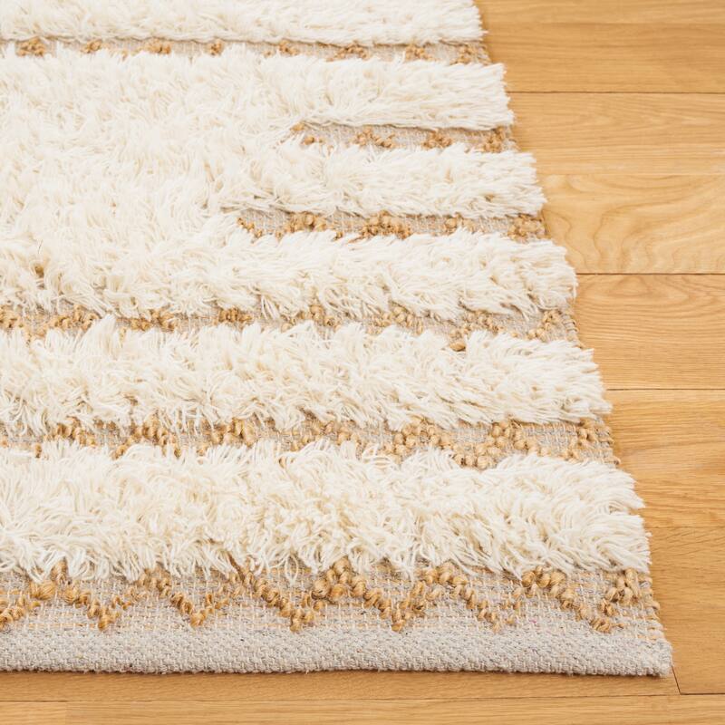 SAFAVIEH Handmade Natura Arbana Boho Wool & Jute Rug