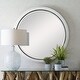 preview thumbnail 3 of 5, Uttermost Granada Whitewash Round Mirror - 42" dia