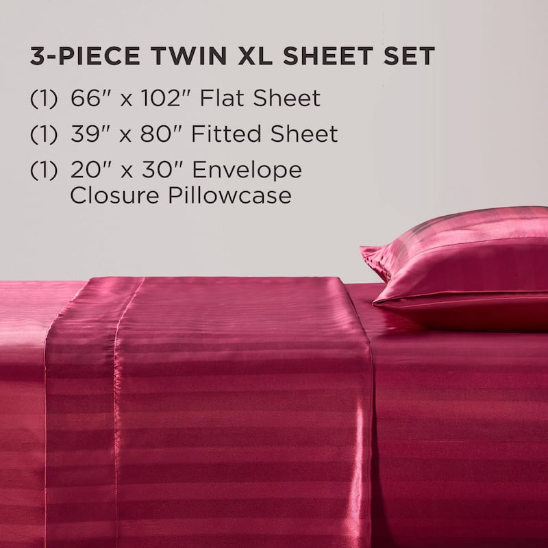 Juicy Couture Silky Satin Damask Sheet Sets