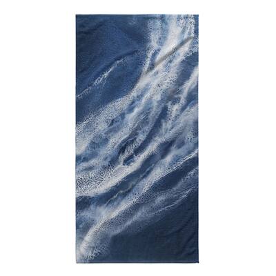 DEEP BLUE SEA Beach Towel By Christina Twomey - 36" x 72"