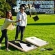 preview thumbnail 1 of 7, Solid Wood Premium Cornhole Set - 3 Feet x 2 Feet Game Boards with Toss Bags