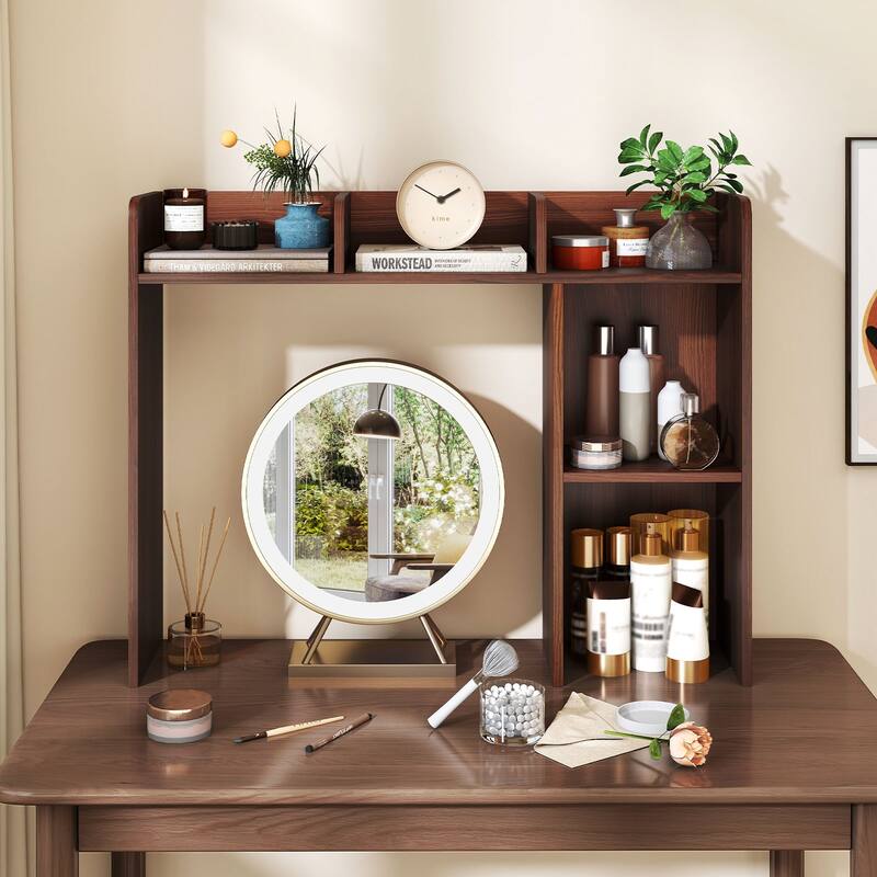 Costway Desk Bookshelf Desktop Storage Organizer Display Shelf Rack