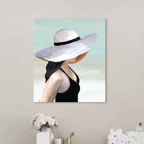 Oliver Gal 'Island Breeze' Fashion and Glam Wall Art Canvas Print Accessories - White, Black