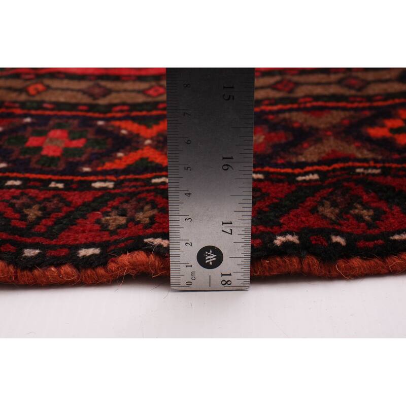 ECARPETGALLERY Hand-knotted Andelz Red Wool Rug - 3'10 x 7'3