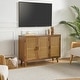 preview thumbnail 35 of 55, Filippo Traditional Rattan 3-Door Sideboard Cabinet by HULALA HOME