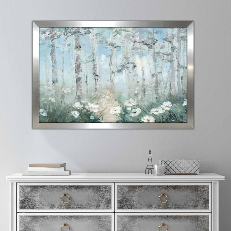 "Magical Birch Grove" by Sally Swatland Print on Acrylic