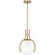 preview thumbnail 1 of 3, Orbit 1-Light Bronze Gold Pendant Light