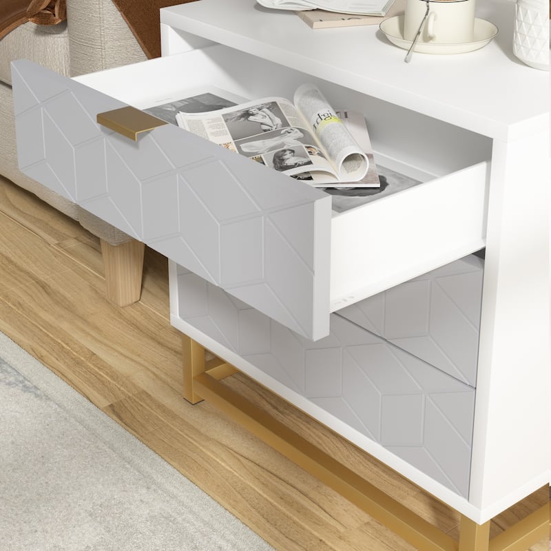 3 Drawer Dresser For Bedroom With Modern Style