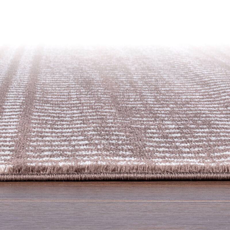 Contemporary Minimalistic Stripe LInes Area Rug