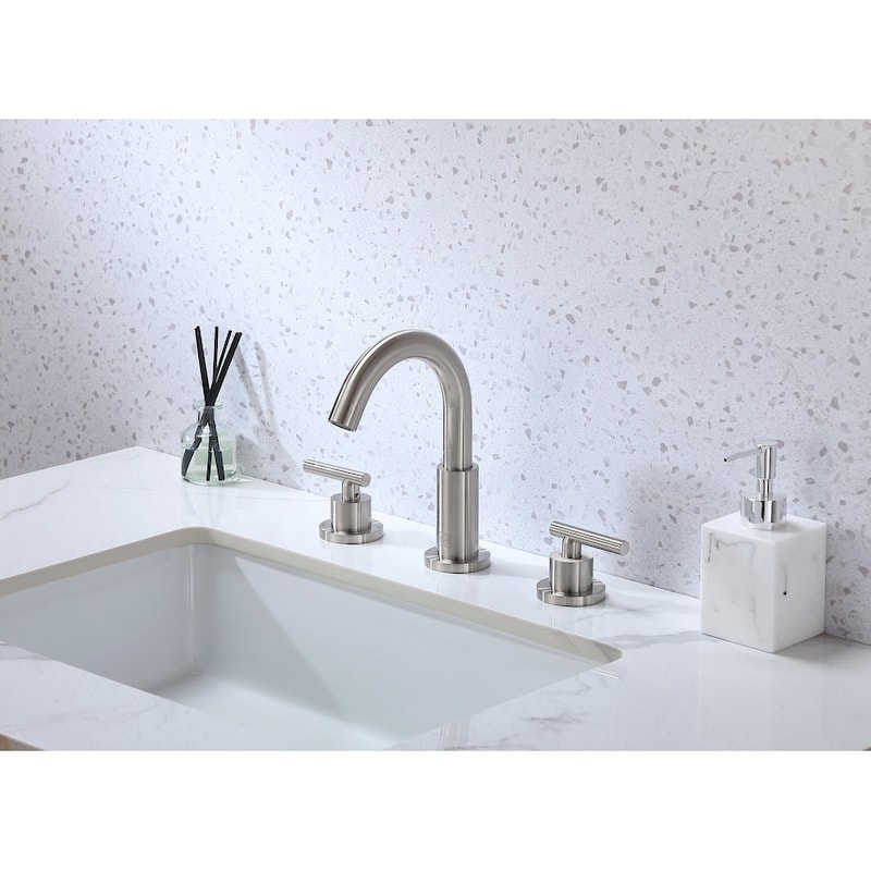Elegant Lighting FAV-1009 Leah 1.5 GPM Widespread Bathroom Faucet