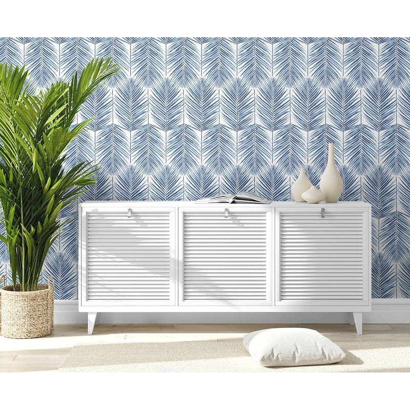 NextWall Paradise Palm Peel-and-Stick Wallpaper