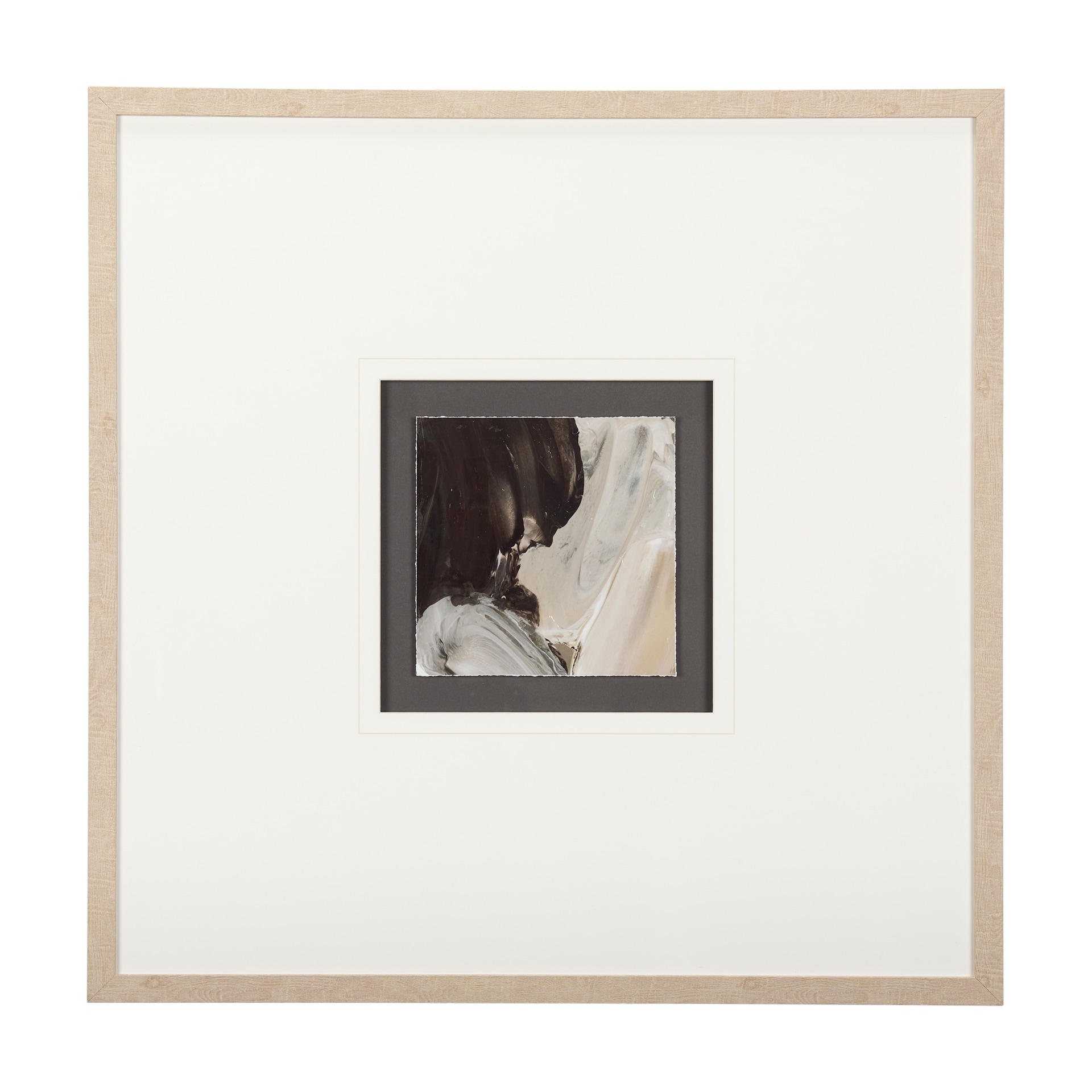 Harmonic I by Mercana Studio a Hand Embellished Textured Framed Art Print Matted under Glass