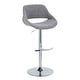 preview thumbnail 78 of 144, Silver Orchid Svellingen Adjustable Bar Stool with Rounded T Footrest - Set of 2