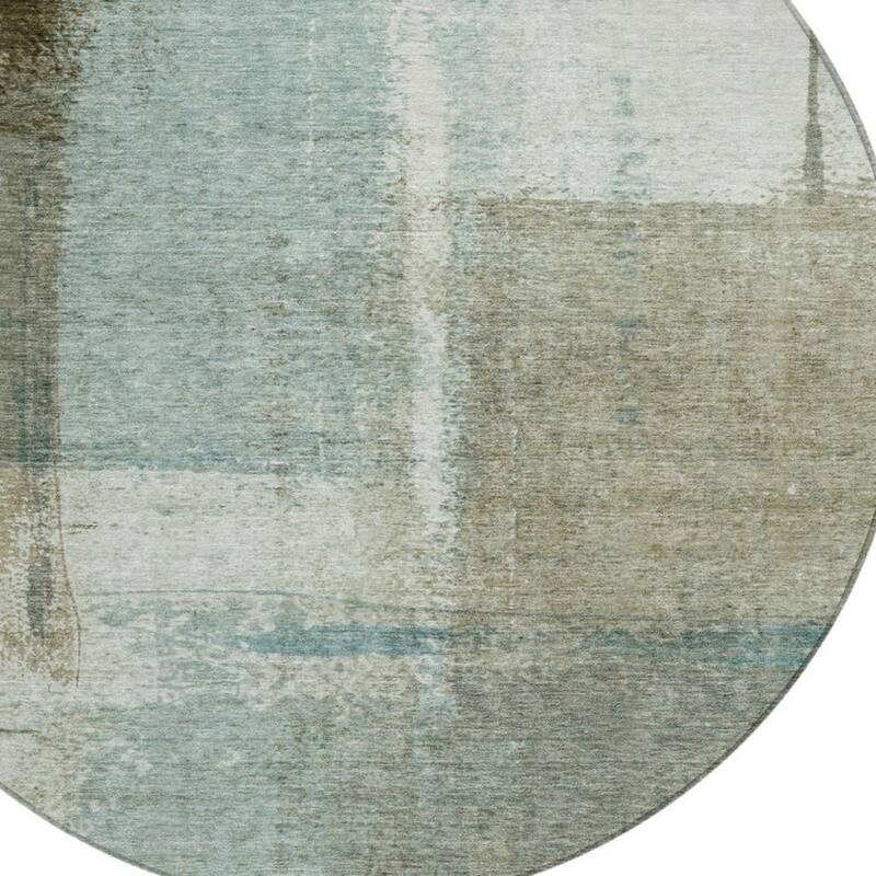 HomeRoots Abstract Transitional Rectangle Outdoor Rug