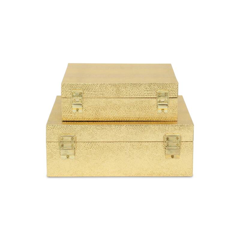Lusan Black Vinyl Decorative Box Set