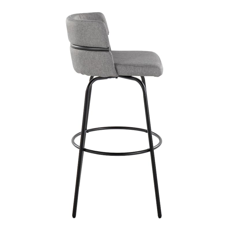 Silver Orchid Lena 30" Fixed-Height Bar Stool (Set of 2)