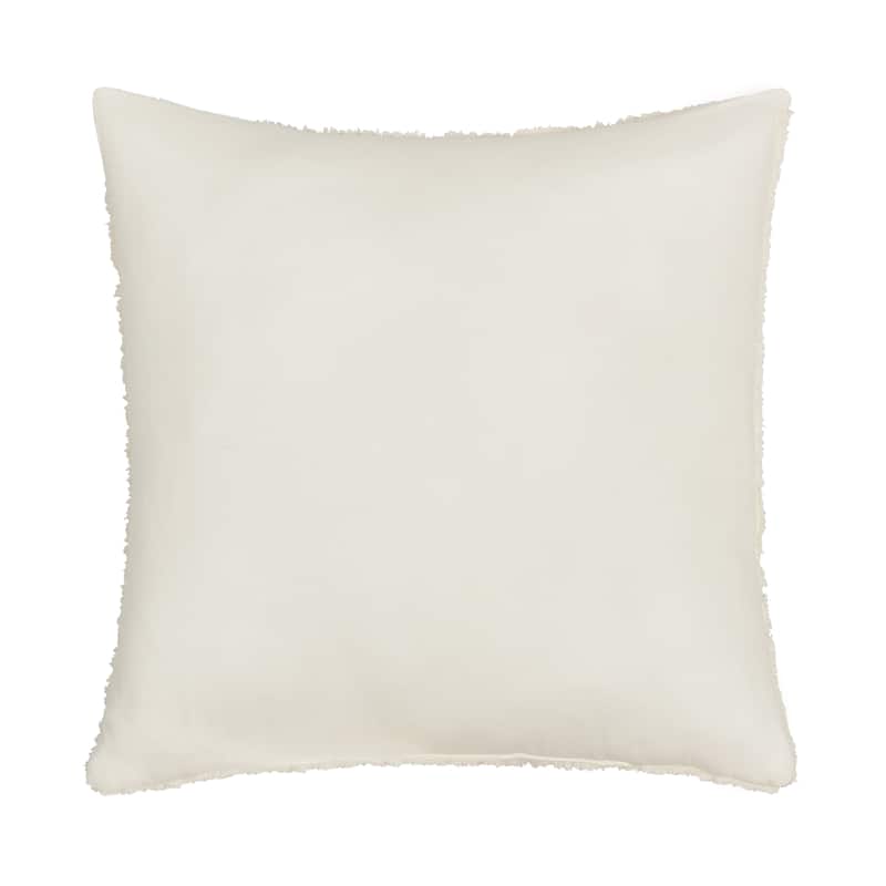Lillian Cream 16" Square Decorative Throw Pillow