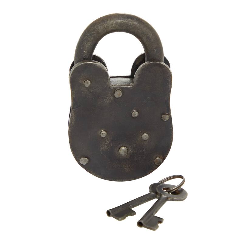 Bronze Metal Lock And Key