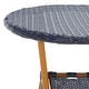 preview thumbnail 26 of 46, SAFAVIEH Outdoor Patio Furniture California Bistro Table (Fully Assembled) (Table Only)
