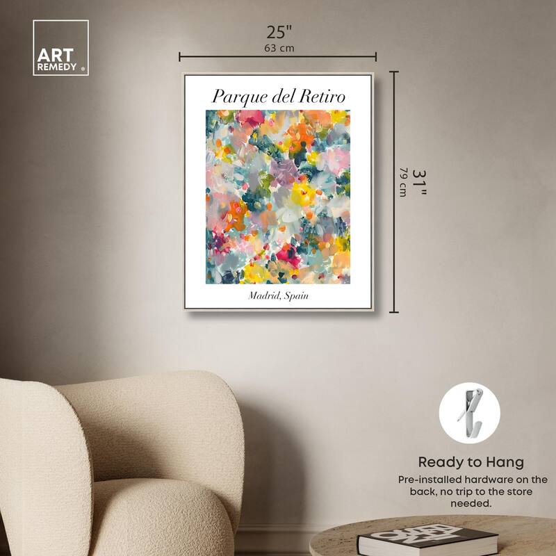 Retiro Park Canvas by Art Remedy