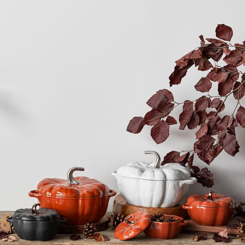 STAUB Ceramic 16-oz Petite Pumpkin Cocotte