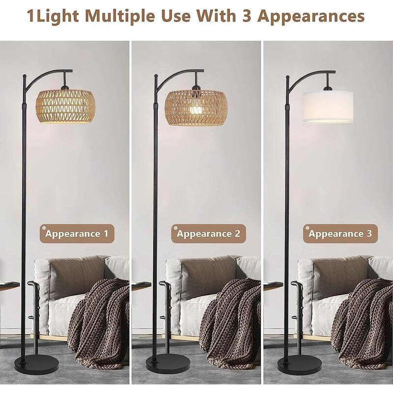 Arc Floor Lamp with Remote Control