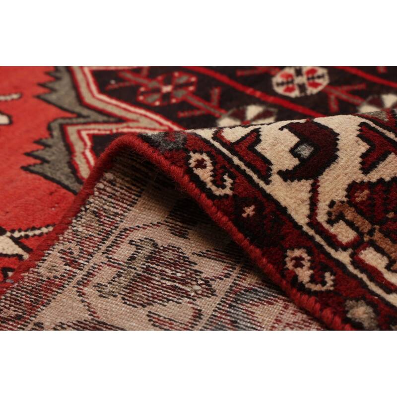 ECARPETGALLERY Hand-knotted Anadol Red Wool Rug - 4'3 x 6'6