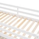 preview thumbnail 13 of 11, Twin Over Full Bunk Bed with Hydraulic Lift Up Storage, Detachable 2 Separate Platform Bed, Wood Bunk Bed Frame with Guard Rails