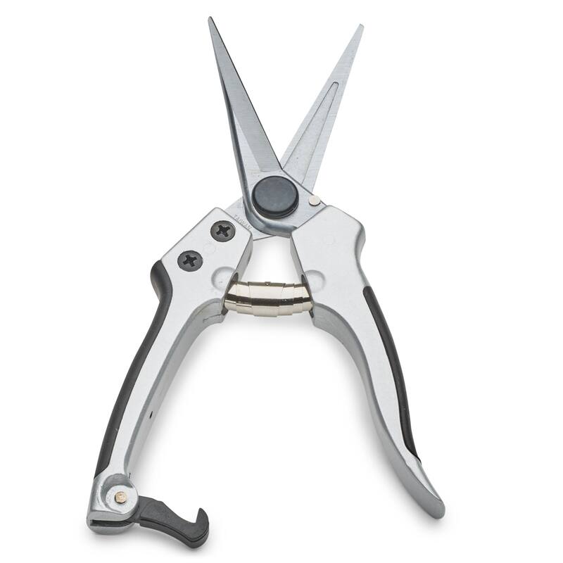 Kings County Tools Flower Pruning Shears Garden Scissors - Silver
