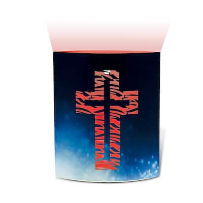 CoTa Global LED Lantern Cross - 5.1 inch x 6.3 inch - Multicolor