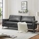 preview thumbnail 3 of 42, AECOJOY 79" Faux Leather Couch for Living Room, Loveseat Small Sofa, Indoor Modern Sofa for Apartment Office