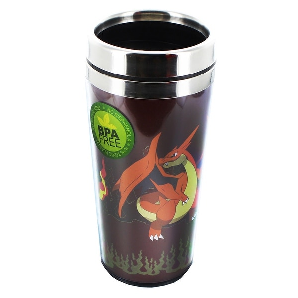 Pokemon Mega Charizard Y 16oz Travel Cup - Multi