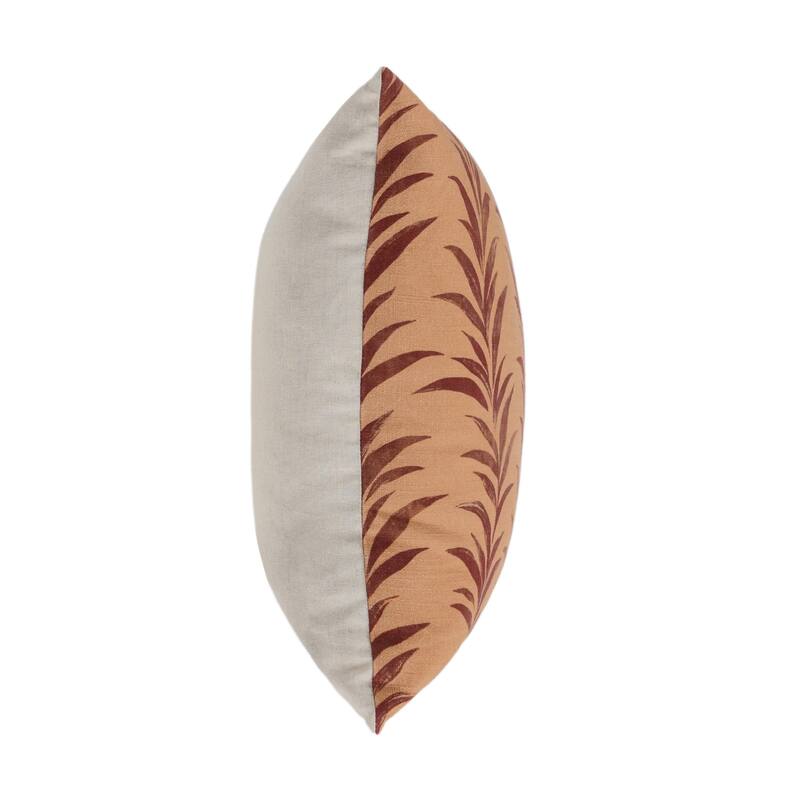 Villa by Classic Home Alula Cotton Fabric Throw Pillow