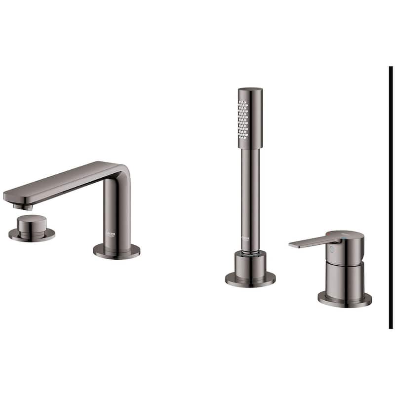 Grohe Lineare Deck Mounted Tub Filler with Built-In Diverter -