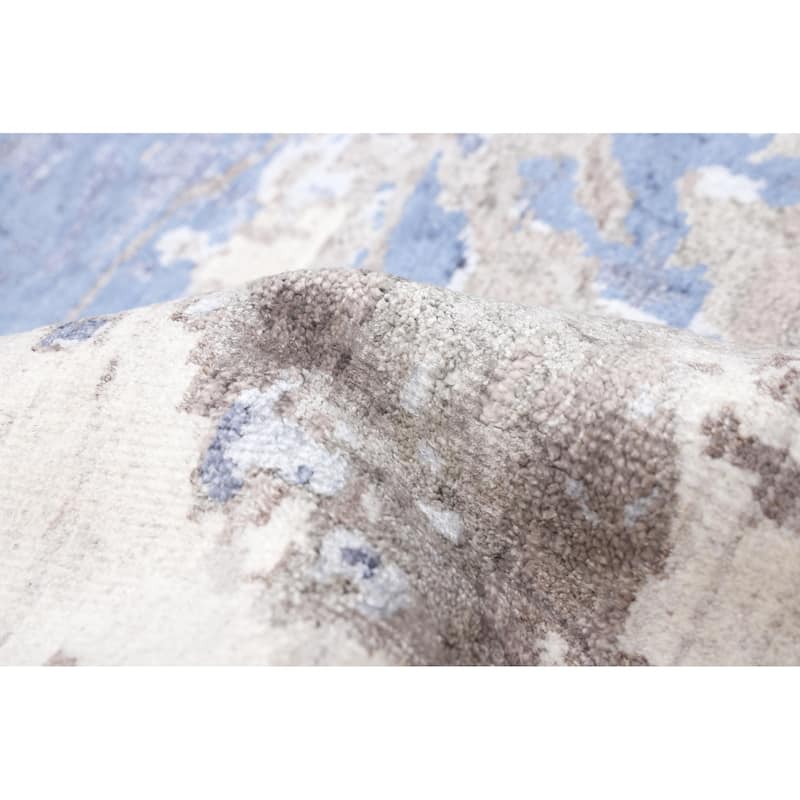 ECARPETGALLERY Hand-knotted Alma Grey Rug - 9'0 x 11'11