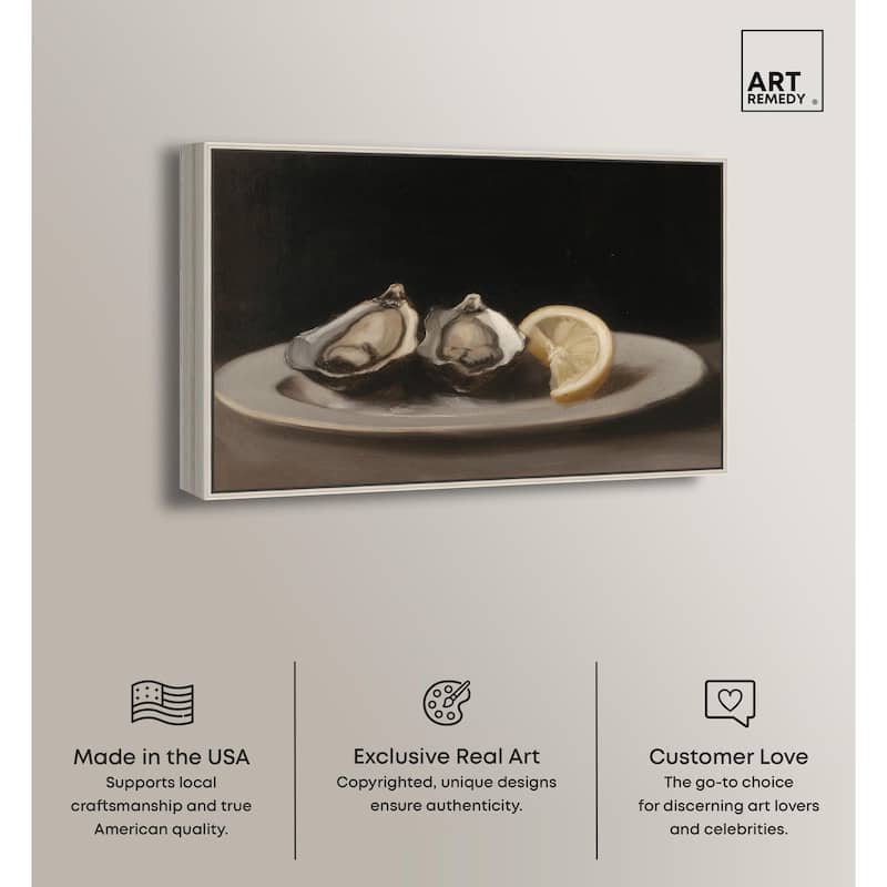 Manet's Oysters Canvas by Art Remedy
