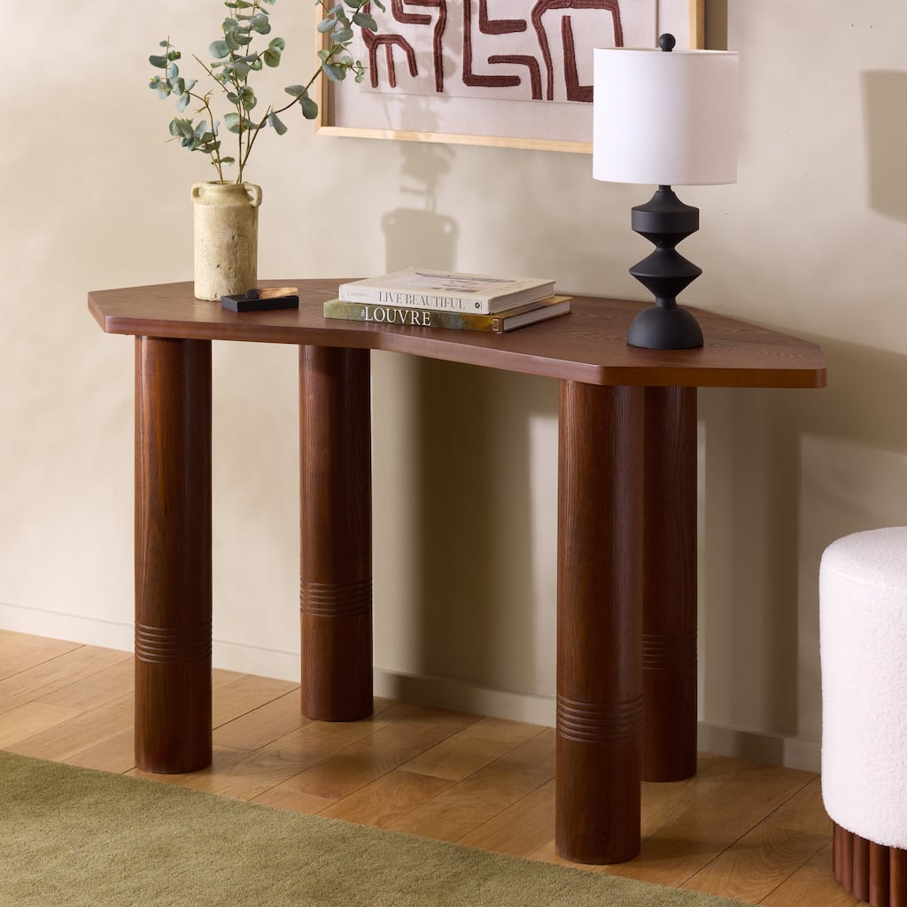 SAFAVIEH Omoni Sculptural Console Table - 56"W x 24"D x 30"H