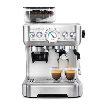 Casabrews 5700Gense All-in-One Espresso Machine with Grinding Memory Function