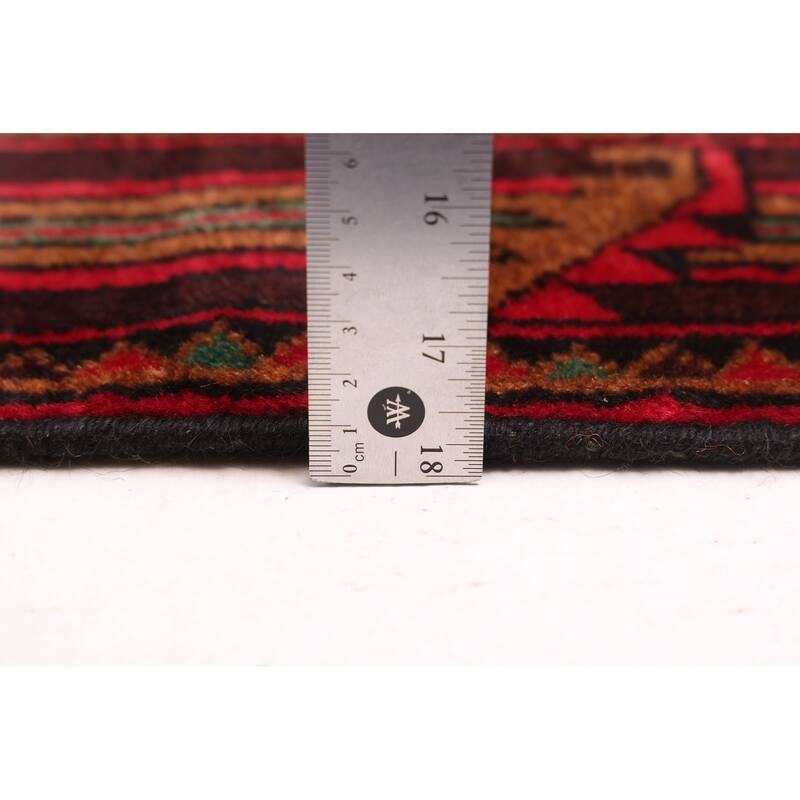 ECARPETGALLERY Hand-knotted Teimani Dark Brown Wool Rug - 3'11 x 6'6