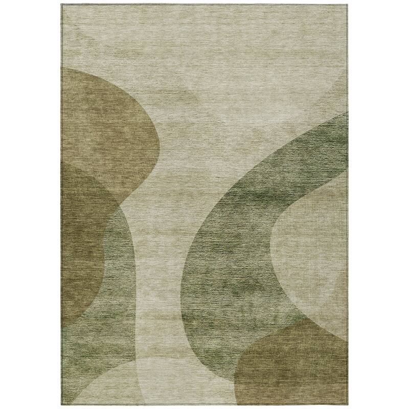 Machine Washable Indoor/ Outdoor Chantille Modern Deco Rug
