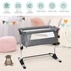 preview thumbnail 4 of 10, Baby joy Portable Baby Bed Side Sleeper Infant Travel 10° Inclined