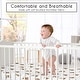 preview thumbnail 5 of 4, Sweet Jojo Designs Boho Teddy Bear Boy, Girl, Gender Neutral 4pc Nursery Crib Bedding Set -Brown, Watercolor Wholesome Aesthetic