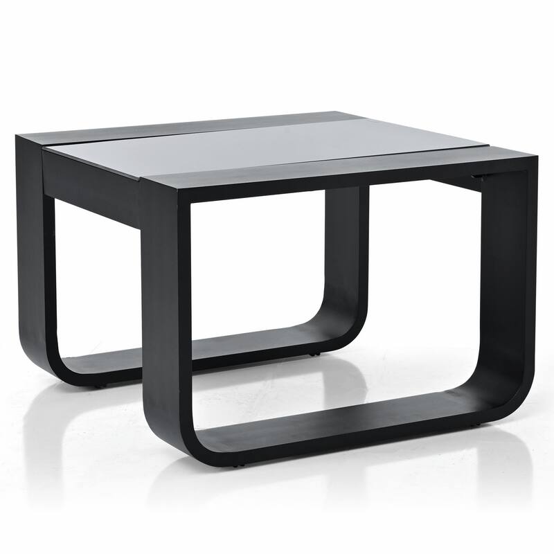 3-Piece Patio Furniture Set with Thick Cushions and Coffee Table