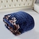 preview thumbnail 2 of 67, Heavy Crafted Thick Floral 9-pound Winter Fleece Blanket 85"x95"