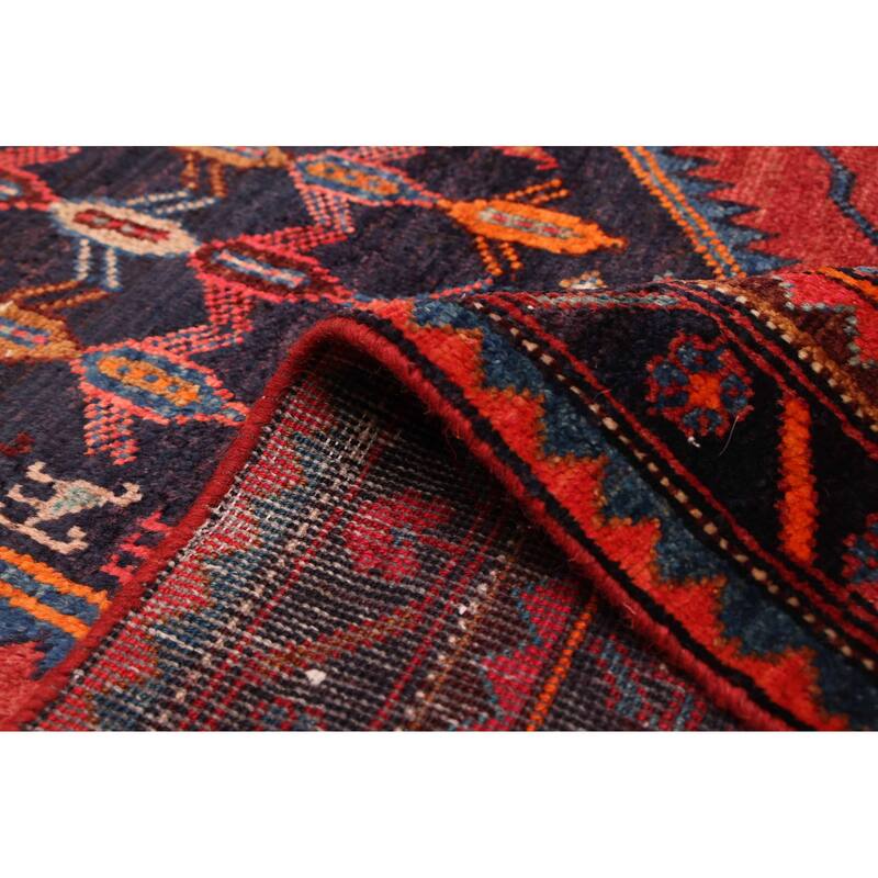 ECARPETGALLERY Hand-knotted Anadol Red Wool Rug - 3'11 x 7'3